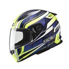 Мотошлем ”SOL SF-2M NEOGENE”, сине-жёлтый