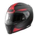 Мотошлем ”CMS GTRS 3C OMNIA Red”, черный матовый